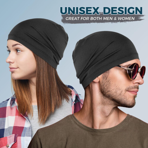 1/2 πακέτα δροσερών καπέλων Skull Caps για άνδρες και γυναίκες - Αναπνέοντα, χαλαρά 2