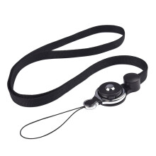 Telefonrem svart långt 120 cm