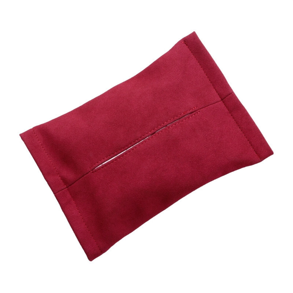 Car Tissue Box Suede Visor Napkin Holder 2Pcs 9341593929431