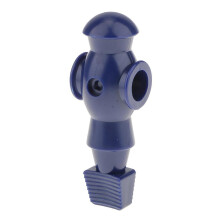 Figurine de baby-foot Dynamo de 1,6 cm (5/8 pouce) pour jeu d'intérieur, bleue.