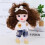 Boneca de silicone para vestir princesa, 21,8 cm (8,6 polegadas), com múltiplas articulações. 5