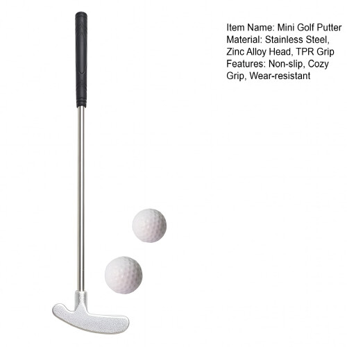 Μίνι γκολφ Putter Αντιολισθητικό γκολφ Putter Premium Mini Golf Putter Πλήρες με 2 μπάλες Tpr Grip από 1