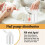 150ml Nail Art Makeup Polish Plastic Pump Dispenser Bottle Remover White 5