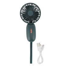Håndholdt ventilator USB genopladelig 3 hastigheder 500 mAh