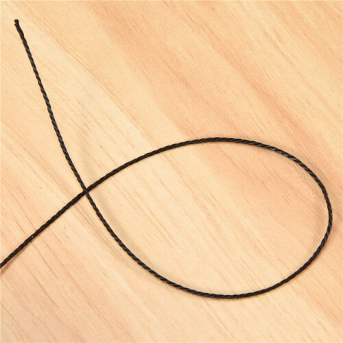 Roll Black Waxed Cotton Necklace Beads Cord String 1mm HOT 1