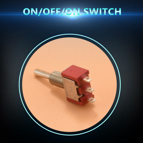 2 Pcs AC 250V 2A 120V 5A SPDT /Off/ 3 Position Momentary Toggle 2