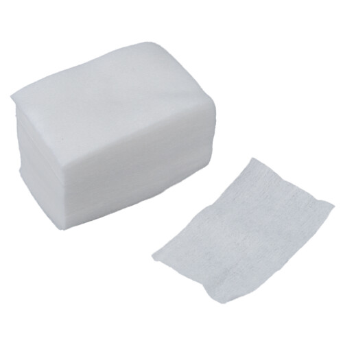 320pcs Lady White Nail Polish Remover Rectangular Face Cleaning Cotton Pads 2