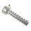 Silver Motorcycle Exhaust Can Muffler Insert Baffle DB Killer Silencer 48mm x 140mm 5