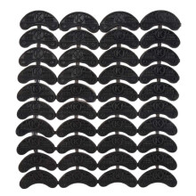 40 Piezas 20 Pares de Protectores de TacóN de Goma Toe Plates Grifos Almohadillas de ReparacióN de Zapatos DIY TAMAÑO: 56X24X3.1Mm