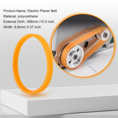 2pcs Electric Planer Power Tool Parts Driving Belt for  1911B 2