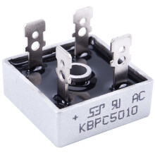 4X 50A 1000V MetallgehäUse Einphasen-DiodenbrüCkengleichrichter KBPC5010