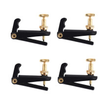 4pcs Violin Fine Tuner Adjuster with Copper Plating Screws for 3/4 4/4 Size Violin Accessories