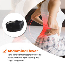 Einstellbare Taille Turmalin Selbsterhitzende Magnetfeldtherapie Rückenstützgürtel Taillenmassage Gürtel Gesundheitswesen XL