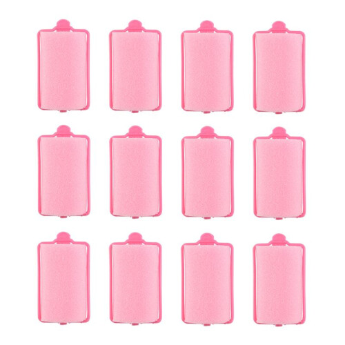 12Pcs dark  Hair Styling Soft Foam Sponge Rollers Curlers Hairdressing Tool