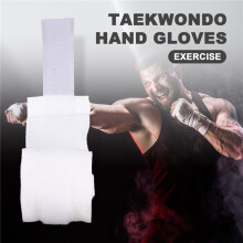 1 Stück 2,5 M Eslatic Baumwolle Sport Band Boxing Verband Für Sanda Muay Thai Mma Taekwondo Handschuhe Wraps Weiß
