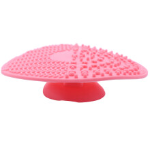 Silikon Make- Pinsel Reinigung Pad Palette Pinsel Reiniger Reinigung Matte Waschen Waescher Pad Kosmetik Make- Reiniger Werkzeug Rosa