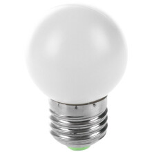 E27 Lumiere LED Ampoule en plastique blanc Ampoule (puissance 0.5W, blanc)