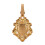 Rose Pattern Vintage Alloy Drapery Curtain Holdbacks Tieback Hooks 2Pcs (Gold) 8