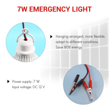 12V 7W LED Gluehbirne allgemeine Birnenart zu Hause/ Camping/ Wandern/ Notfall/ im Aussen