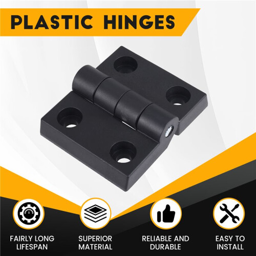 63mm x 50mm cabinet plastic hinge door hinges Hinge Black 1
