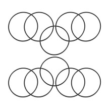 10 O-Rings MéTricos Borracha Nitrila Preta 100 Mm OD 3 Mm Espessura