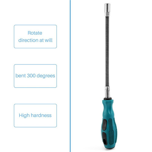 7MM Socket Screwdriver Flexible Hex Flex Manual Socket Screw Driver Hand Tools 1