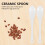 Set of 5 Ceramic Spoon Teaspoon Spoon Jam Honey 3