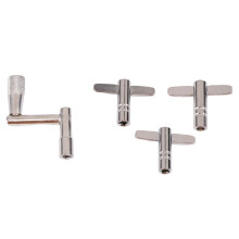 Drum Keys Chiave di accordatura del tamburo da 4 pacchi con strumenti a percussione a chiave di velocita' in movimento continuo Parti per batteristi