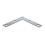 Angle Plate Corner Brace Flat L Shape Repair Bracket 80mm x 80mm 5