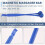 Plastic  2 in 1 Magnetic Hammer Knock Massager Back Scratcher 5