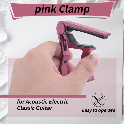 Clamp Key Trigger Capo for Acoustic Electric Classic Guitar () 2
