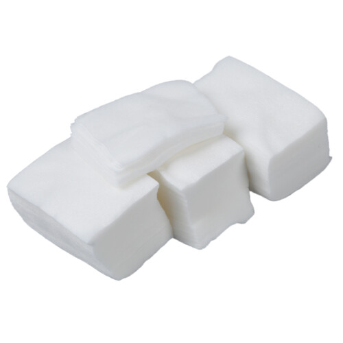 320pcs Lady White Nail Polish Remover Rectangular Face Cleaning Cotton Pads 1