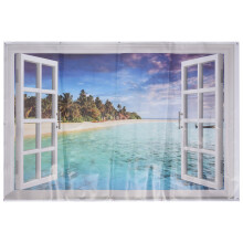 3D Ocean Nature Sea View Mural Window Home Decor Sticker Room picture poster art