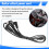 3 Ways Electrode Daisy Chain Harness Cable Copper Wire for Guitar Effects Power Supply Adapter Splitter 3
