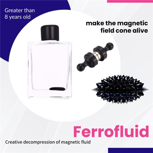1Piece Puzzle Ferrofluid Magnetic Display / Ferrofluid in a Bottle 2