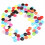 100pcs 8mm Mixed Color Round Shape Resin Buttons Sewing Accessories 2