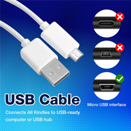 Replacement Cavo Usb Per , -Touch,  Fire, Tastiera ,  Dx bianca 1