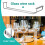 Glas Wein Champagner Cup Hangers Rack Halter mit Schrauben (Silber) 2