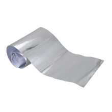 Chrom Spiegel Vinyl Folie Verpacken Aufkleber Abziehbild Dehnbar Reflektierend 152X20Cm Silber
