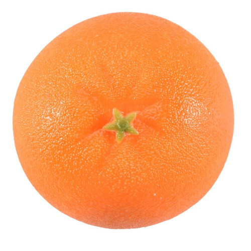 4 Pcs Soft Plastic Simulation Orange Fruit Home Decoration Burgundy 2