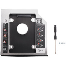 2nd HDD SSD Hard Drive Caddy Tray Replacement for   T420 T430 T510 T520 T530 W510 W520 W530, Internal Laptop CD/DVD-ROM Optical Modular