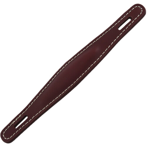 Pure Vintage Amplifier Handle - Brown, Stitched Leather 2