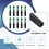 10pcs Ftth Embedded Quick Connector SC/APC Green Plastic Fiber Optic Connector 4