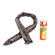 The Potato Chip Snake Can Jump Spring Snake Toy Gift April Fool Day Halloween Party Decoration Jokes In A Can Gag Gift Prank Large Size (Potato Chip