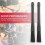 1 Pair Jazz Drum Brushes Retractable Drum Sticks 32 cm black 2