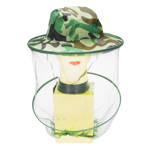 Beekeeper Antimosquito Bee Bug Insect Fly Mask Cap Hat with Net Mesh Face Protection 2