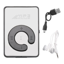 Music MP3 Player with USB Cable with Headphones Black
