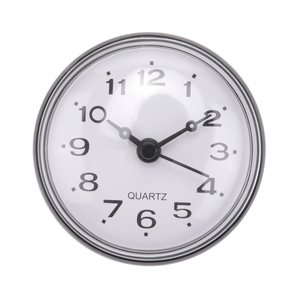 Typecat 7Cm Waterproof Kitchen Bathroom Shower Clock Suction Cup Sucker Wall Black