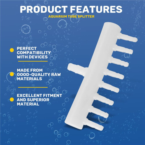 Plastic 8-Way Aquarium Tube Splitter Air Valve 1