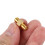 SMA Buchse zu Buchse Adapter RF Koax Stecker Gerade, Gold 6